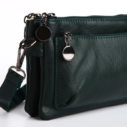 Сумка кросс-боди на молнии, цвет зелёный - Simaland фото 4