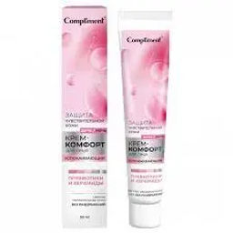 "Сompliment" Защита чувствит.кожи Крем-комфорт д/лица успокаивающ. 50мл.21 / 916653