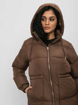 Куртка пуховая Recycled Oversized Longline Puffer Coat / Lee Cooper  фото 5