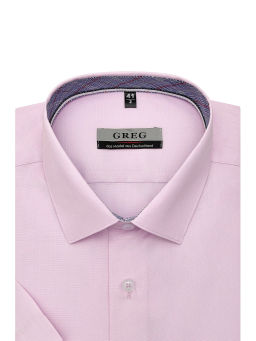 Сорочка мужская короткий рукав GREG 710/209/LIL/Z/1p  фото 2