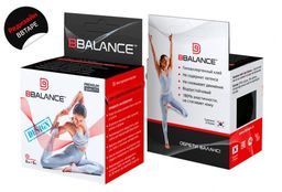 Кинезио тейп BBTape 5 см х 5 м смайлики белый