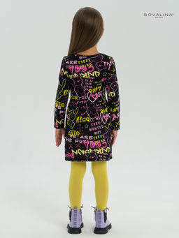 Платье Эля неоновые мишки - Sovalina фото 36