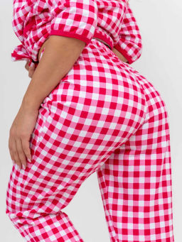 Костюм женский, цвет белый розовый