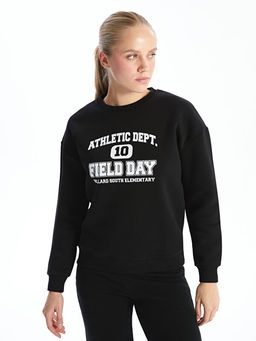 Bisiklet Yaka Kad?n Sweatshirt