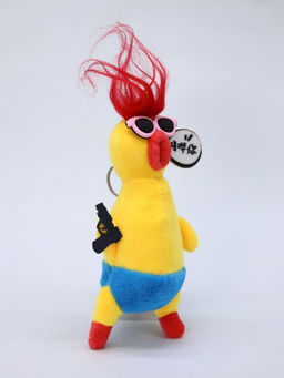 Плюшевый брелок "Killer chick", yellow (15 см)