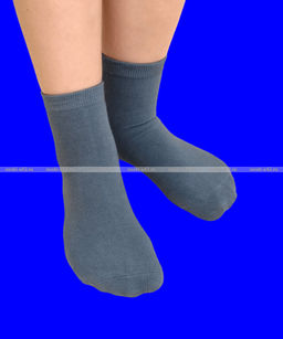 Цена за 10 пар. Золотая Игла носки подростковые с-401 с лайкрой серые