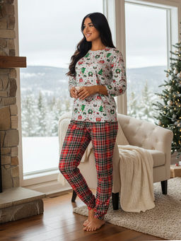 Пижама женская кулирка с брюками "СЮРПРИЗ"