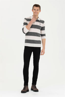 Мужской свитшот антрацитового цвета - U.s. polo assn фото 4