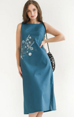 Сарафан женский Льняное лето - Оптима фото 6