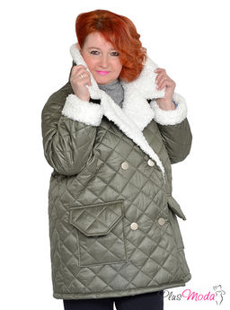 Жакет-парка Модель №1907 размеры 44-84 - Plusmoda фото 46