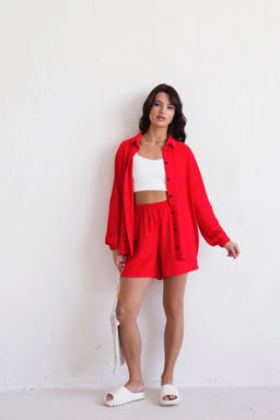 Martichelli Шорты летние красные  фото 2