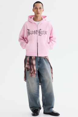 Chaqueta sudadera con cremallera Oversized Fit - H&m фото 3