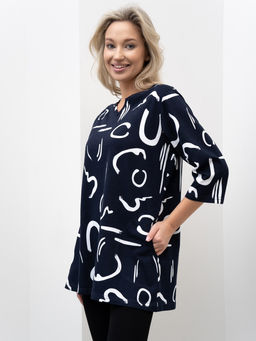 Туника жен.арт.1224-3,синяя - Binita фото 3