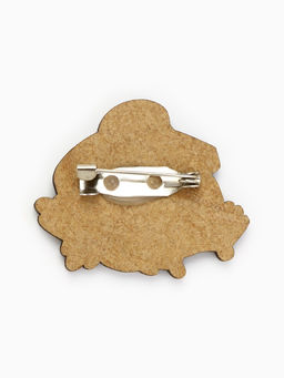 Цена за 2 шт. Значок деревянный Голубь, 3.2?3 см