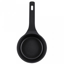 Ковш с антипригарным покрытием Moderno 1,3л, д16см, h14см, s1,8мм, дно s5мм, литой алюминий, стеклянная крышка с силиконовый ободом, бакелитовая ручка с покрытием soft-touch, Regent (Китай) Подходит для всех видов плит, включая индукционную. - Домашняя мода фото 3