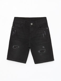Y?rt?k Detayl? Erkek ?ocuk Jean ?ort