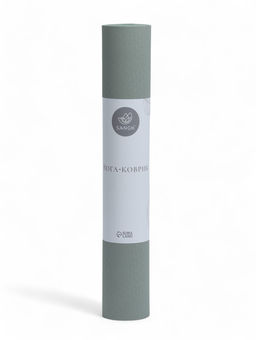 Коврик для фитнеса и йоги Sangh, 183×61×0.4 см, оливковый/темно-зеленый