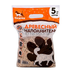 Наполнитель древесный Пижон 5л  фото 11