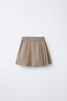 FALDA PUNTO TABLAS / Tostado - Zara фото 3