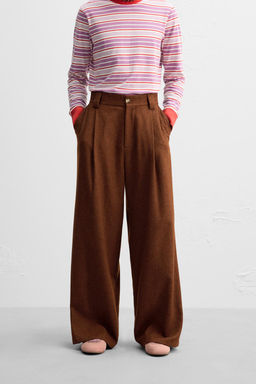 WIDE-LEG TROUSERS X HARRY LAMBERT - Zara фото 2