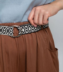 Брюки #ОКТ085008, коричневый - Dommod фото 5