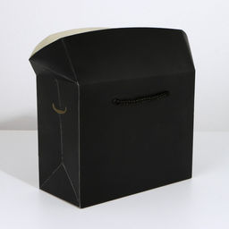 Пакет—коробка «Чёрный», 28 х 20 х 13 см
