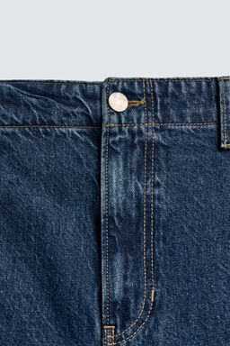 STRAIGHT-LEG DENIM CHINO TROUSERS