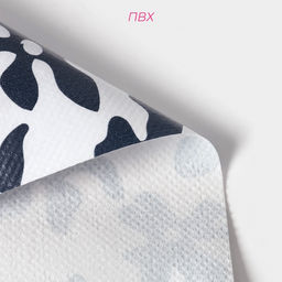 Скатерть на стол Доляна, 137×180 см, чёрно-белая