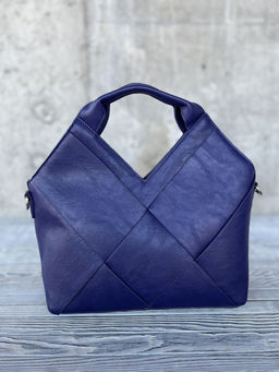 Женская сумка из эко кожи 0025 Синий - Sergio valentini фото 2