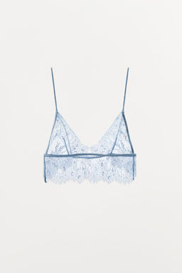 LACE TRIANGLE BRALETTE - Zara фото 4