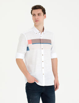 Pembe Regular Fit Uzun Kollu G_mlek - Pierre cardin фото 3