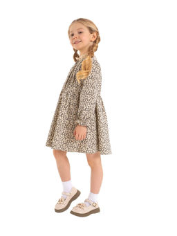 Платье из микро-вельвета дев. О66655 - Карамелли фото 3