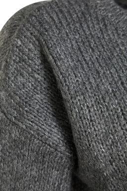 Ekru Genis Kal?p Yumusak Dokulu Basic Triko Kazak TWOAW23KZ00185 - Trendyolmilla фото 31