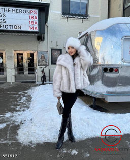 Шуба женская из искусственного меха