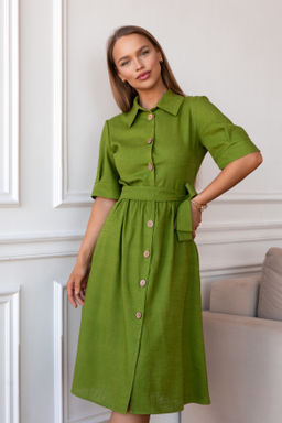 Платье Open Style 5688 зеленый