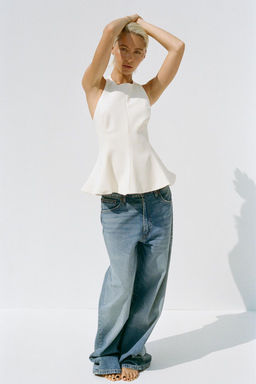 PEPLUM STRETCH TOP - Zara фото 2
