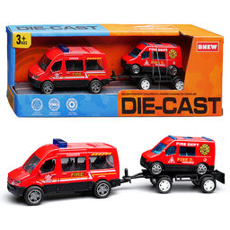 Машина "Пожарная служба" металл, вкоробке