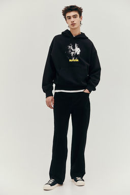 Sudadera con capucha y motivo Oversized Fit - H&m фото 2