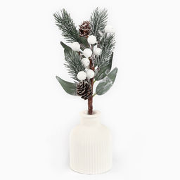 Ветка декоративная новогодняя, 28×12×6 см