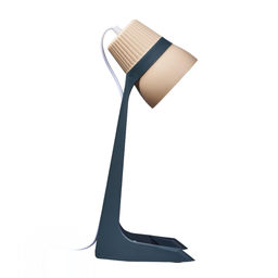 ULO-K22 D/E14/A BLACK/CREAM Светильник настольный, 40W. Цоколь E14. Механический выключатель. Черный с кремовым. ТМ Uniel