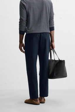 RELAXED FIT JOGGER WAIST TROUSERS - Zara фото 33