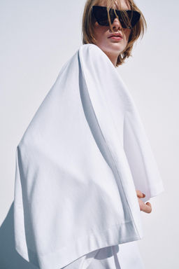 TOP CAPA VOLUMEN HEAVY COTTON / Blanco