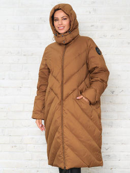 Пальто женское 2241122004 brown - Maxroses фото 10
