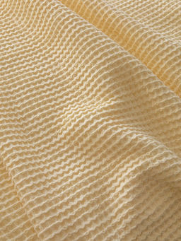 Покрывало вафельное 175x200 молочный 100% Хлопок - Denastia фото 4