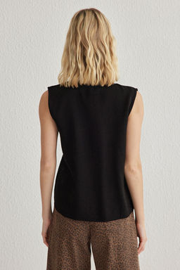 Pembe S?f?r Kol Keten Gorunumlu Regular Normal Kal?p Dokuma Gomlek TWOSS25GO00097