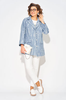 Жакет Liliana 1505 джинс меланж