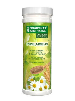"Очищающая" ФОРТЕ, Клетчатка Сибирская, 200 г