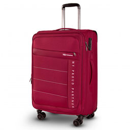 Чемодан (комплект из 3-х) , ткань, 50129 Бордовый