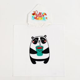 Полотенце-пончо детское махровое Крошка Я Панда 60х120см, 100% хлопок, 300гр/м2  фото 18