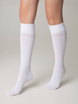 Цена за 2 пары. Носки Удлиненные CONTE CLASSIC Гольфы женские белый - Conte elegant фото 2